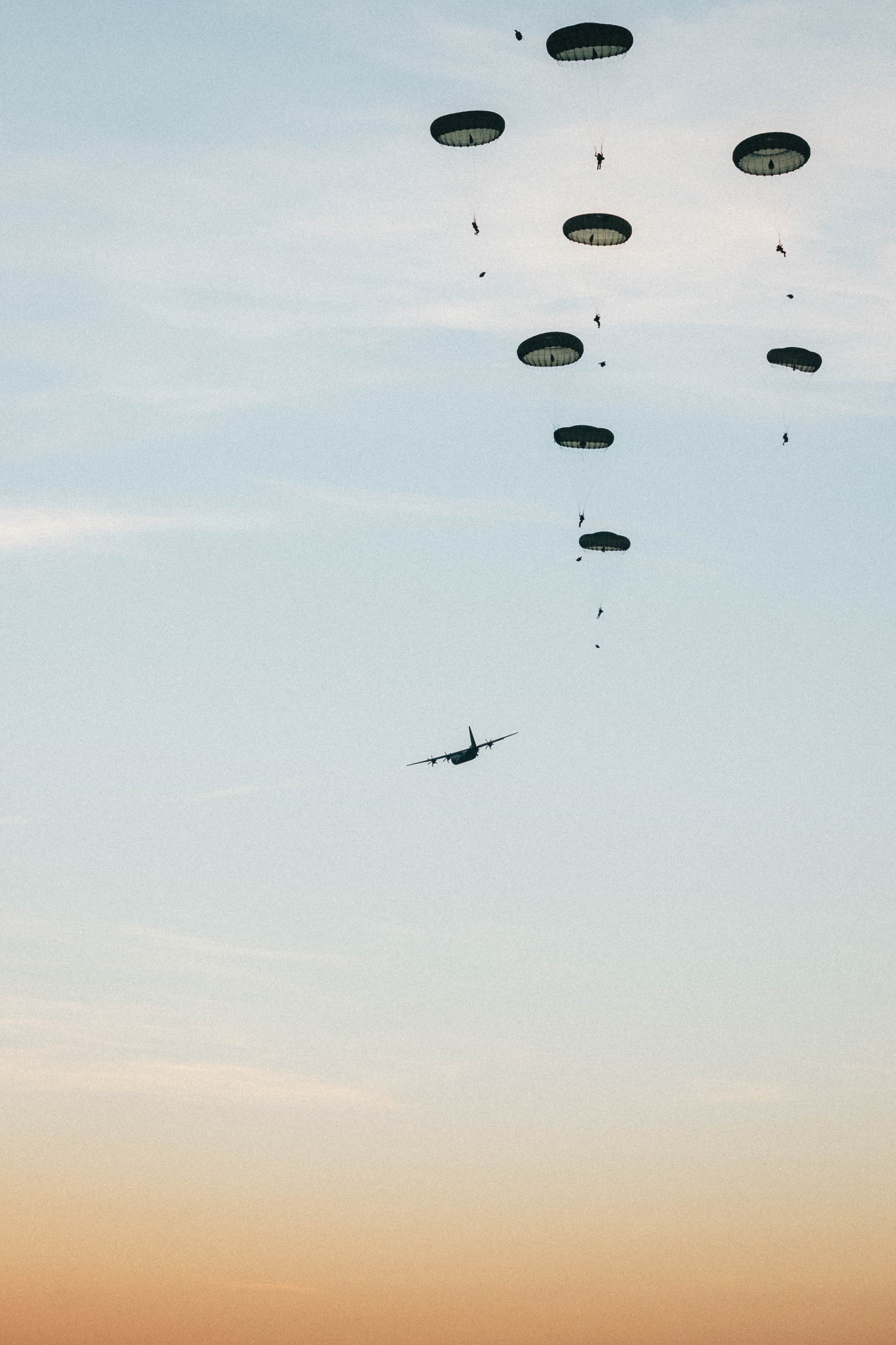 Parachuters.